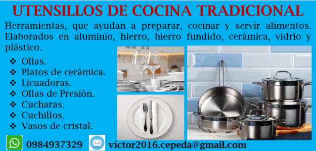 Utensillos de cocina