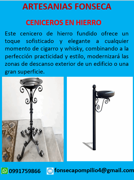 Ceniceros de hierro