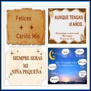 Regalos para 18 Añeros